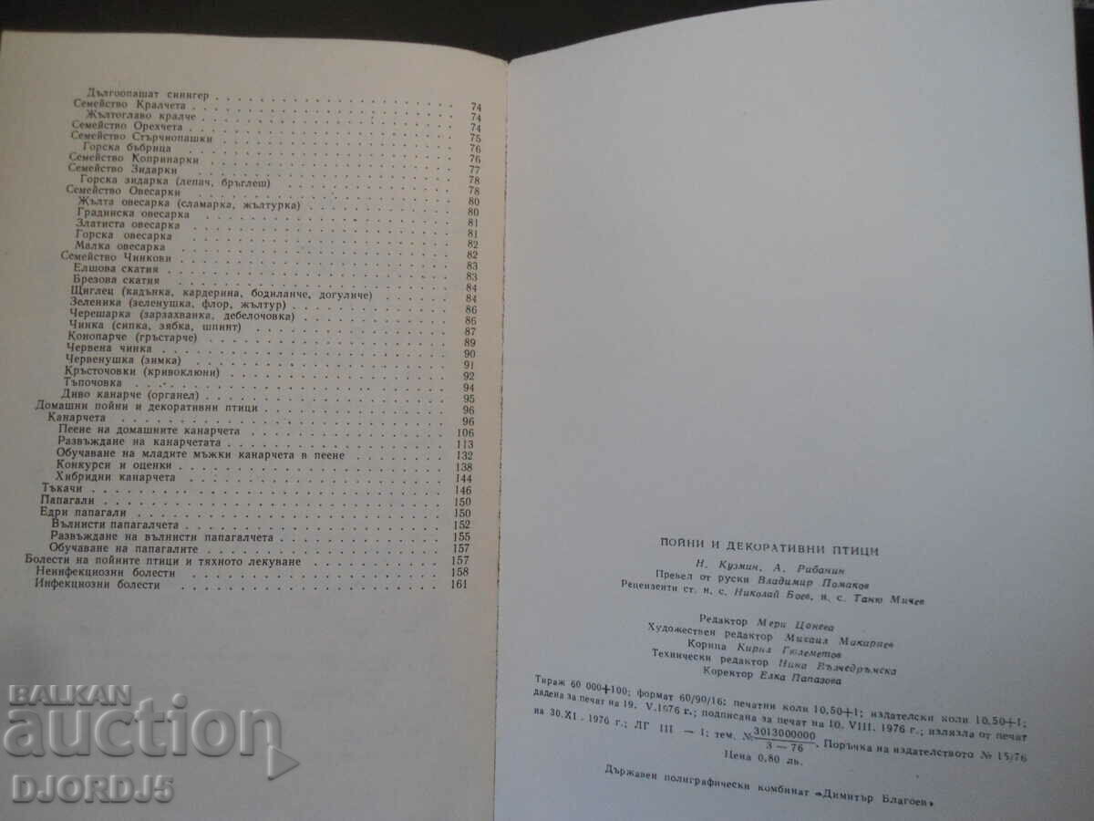 Songbirds and decorative birds - 5 Songbirds and decorative birds - 5