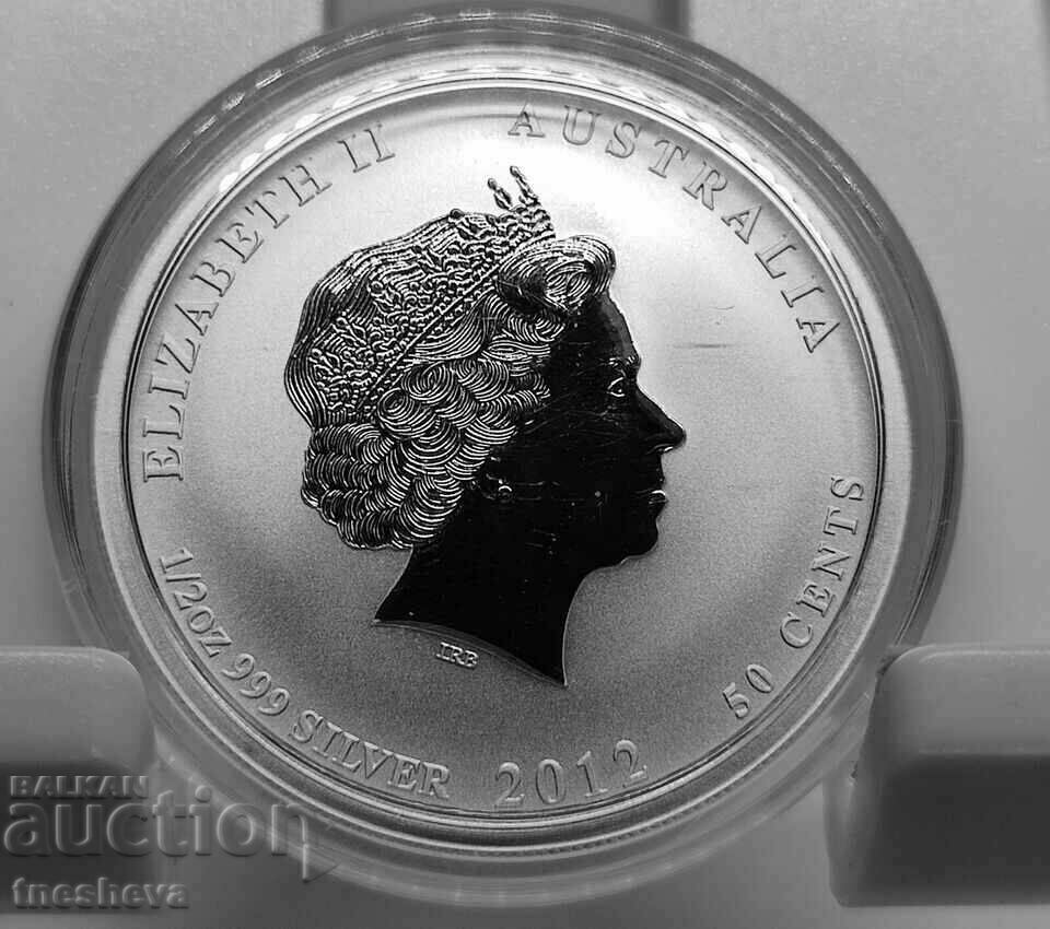 1/2 oz -LUNAR-2012 SILVER AUSTRALIA Year of the Dragon with price 125.00 BGN | € 63.91 1/2 oz -LUNAR-2012 SILVER AUSTRALIA Year of the Dragon with price 125.00 BGN | € 63.91