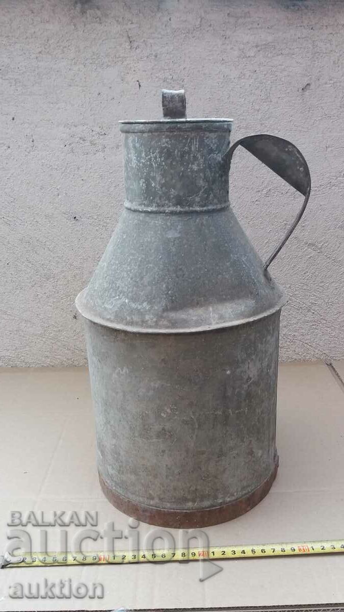 SOLID METAL BOTTLE FOR MILK, BUTTER, ETC. - 8 LITERS with price 12.99 BGN | € 6.64