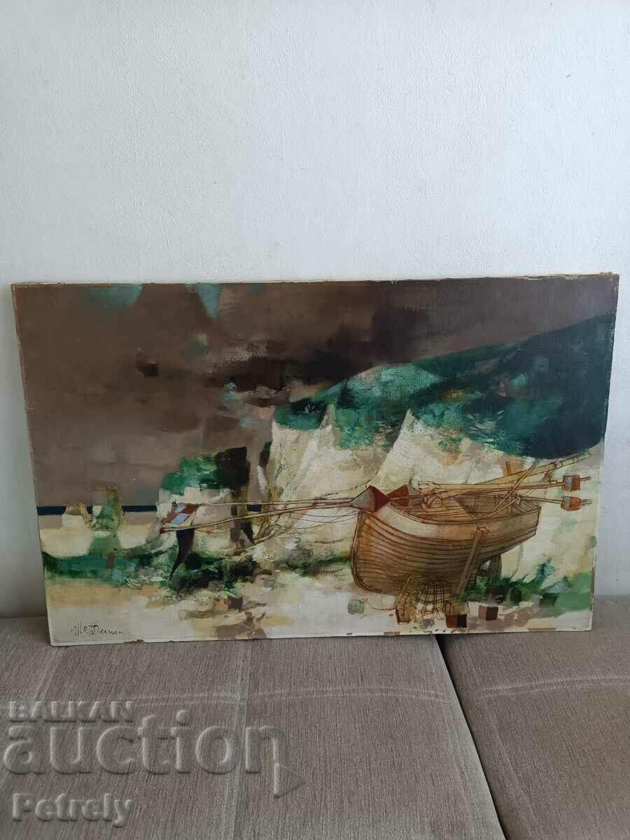 Old oil painting