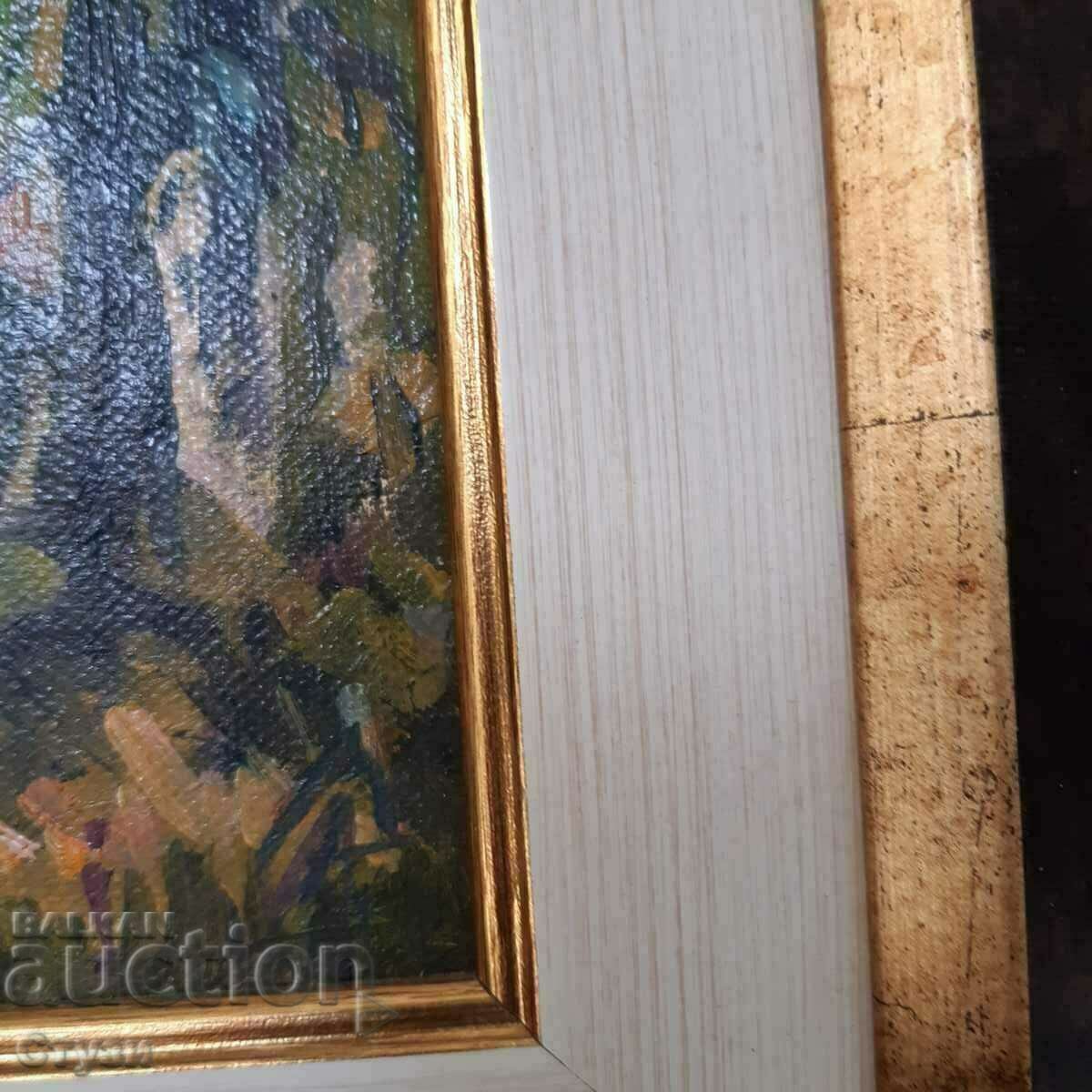 Delivery of Author's painting "Forest landscape", oil, 22x27 cm Delivery of Author's painting "Forest landscape", oil, 22x27 cm