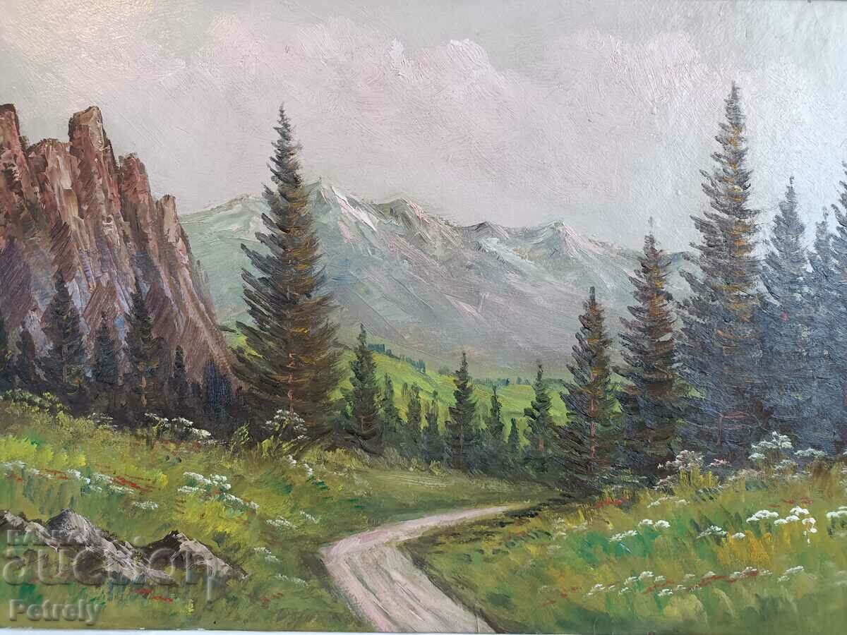 Pictură veche în ulei cu preț € 102.26 | 200.00 BGN