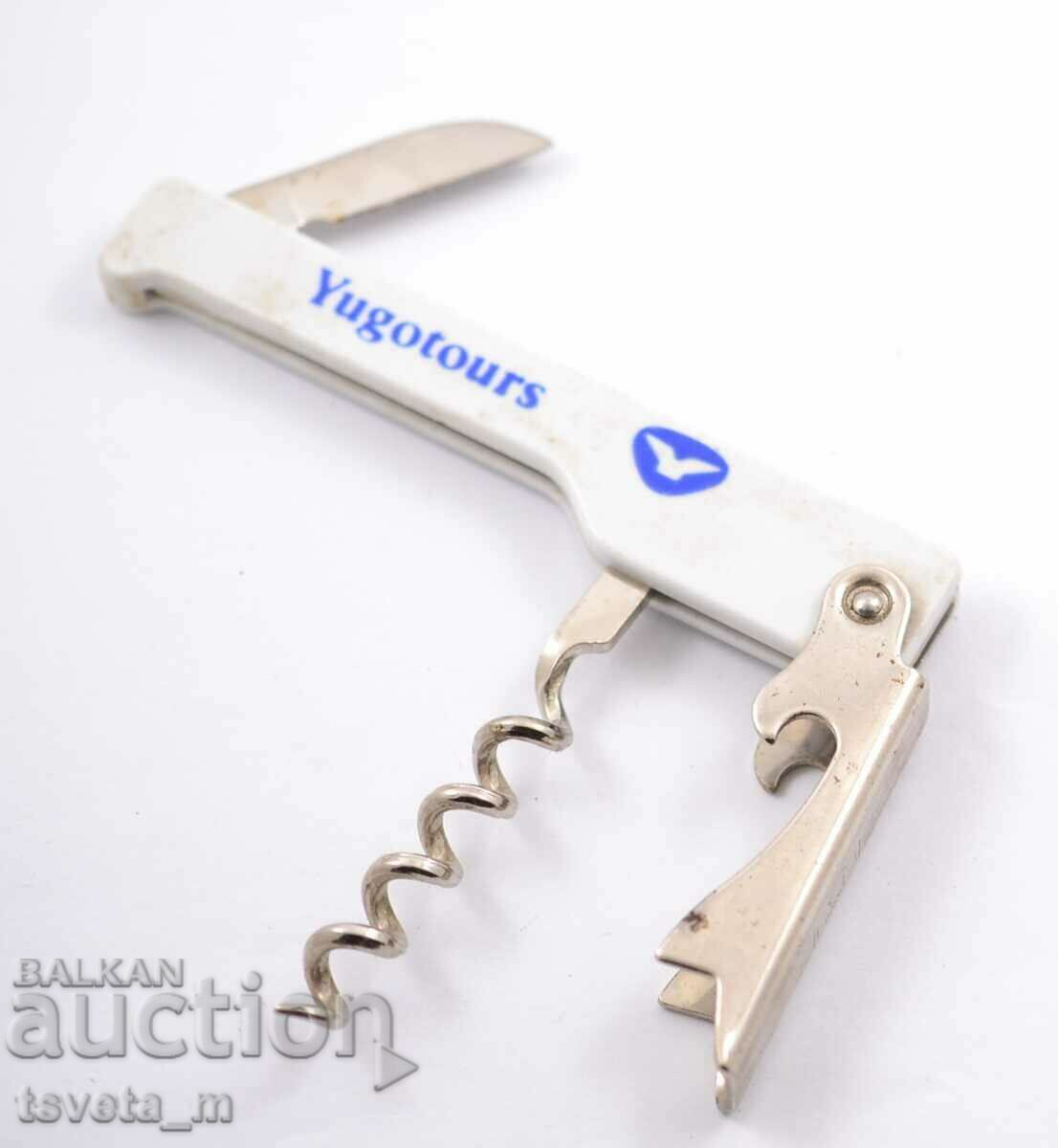 Delivery of Corkscrew with opener and knife Yugotours, social Delivery of Corkscrew with opener and knife Yugotours, social