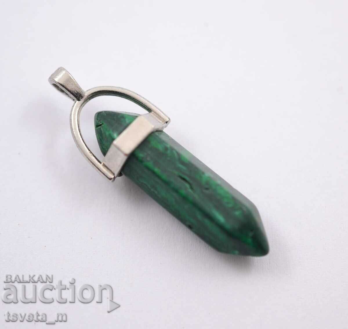 Locket, pendant with semi-precious stone