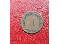 Germany-1 pfennig 1875