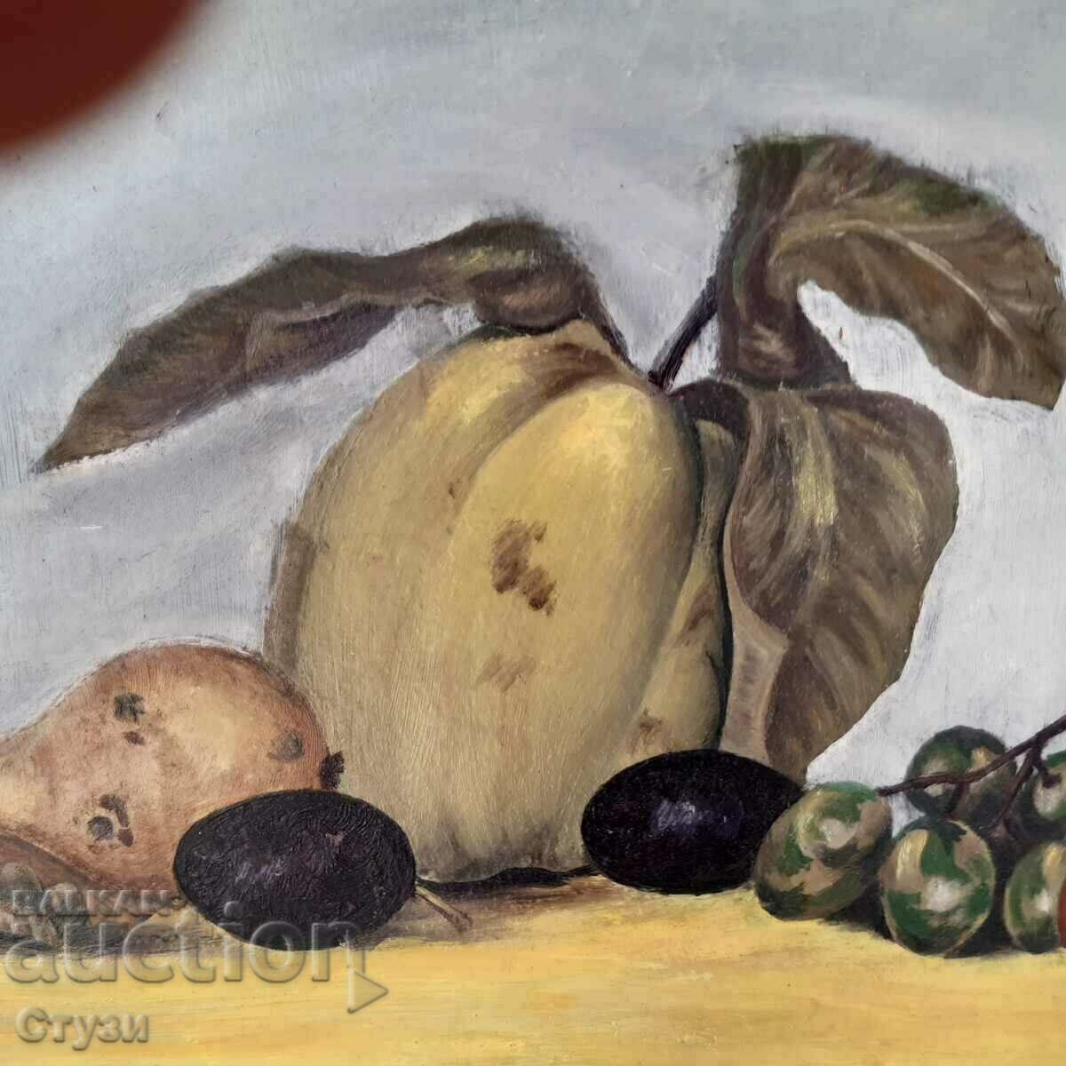 Painting by L. Kachaunov "Still life", oil, 29 x 42 cm - 6