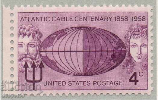 1958. САЩ. Атлантически кабел.