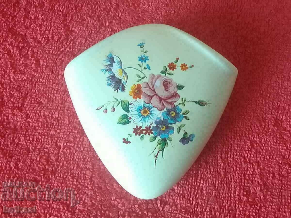 Old porcelain wall vase Germany Germany hand painted Old porcelain wall vase Germany Germany hand painted