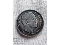 1 lira 1902 Victor Emmanuel III Italy silver coin