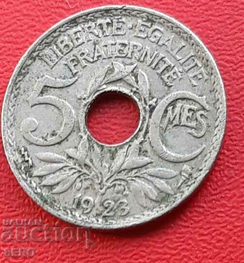 Γαλλία-5 σεντς 1923