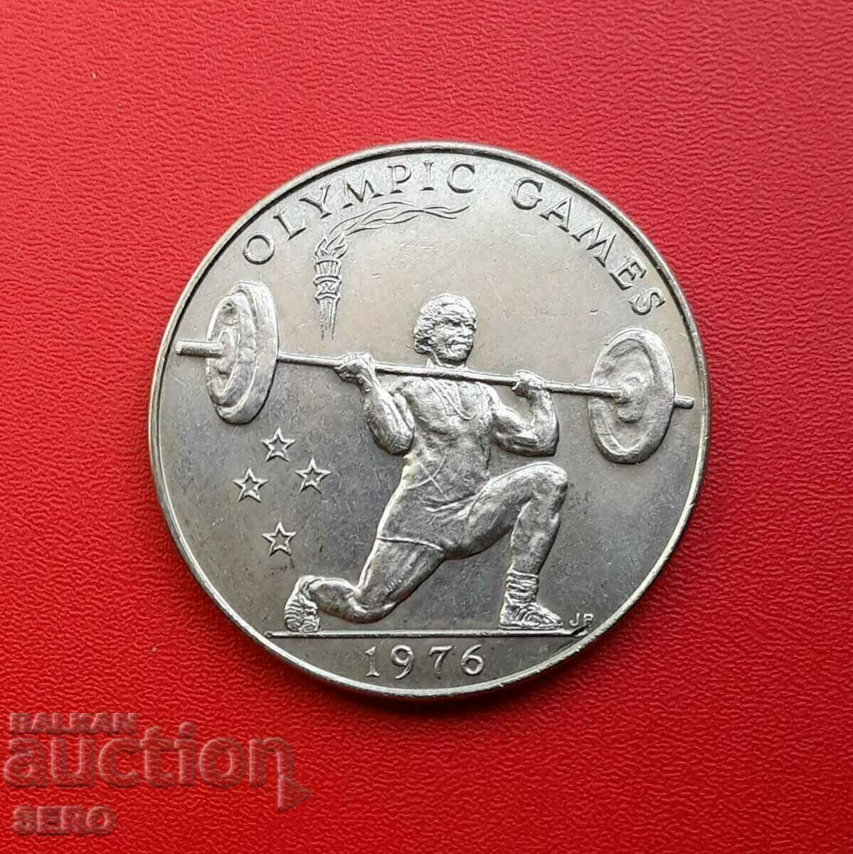 Islands of Samoa and Sisyphus-1 dollar 1976-Olympics Montreal