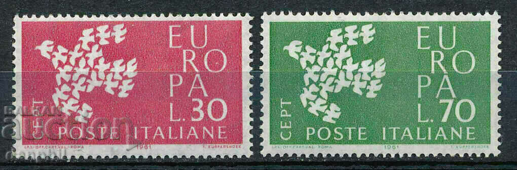 Италия 1961 Eвропа CEПT (**) чиста, неклеймована