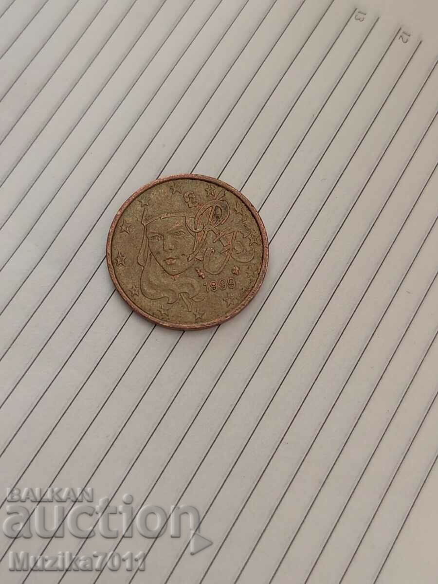 5 EURO cenți 1999