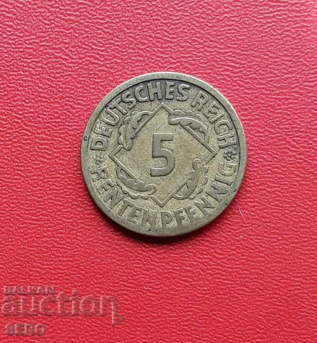Germany-5 pfennig 1924 A-Berlin