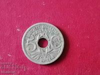 1921 5 centimes Franta