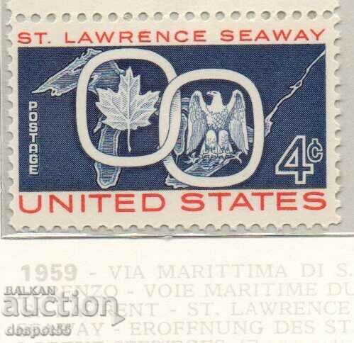 1959. USA. St. Lawrence Seaway.