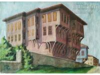 Картина, "Къща-музей Ламартин", худ. В. Трифонов, 1973 г.
