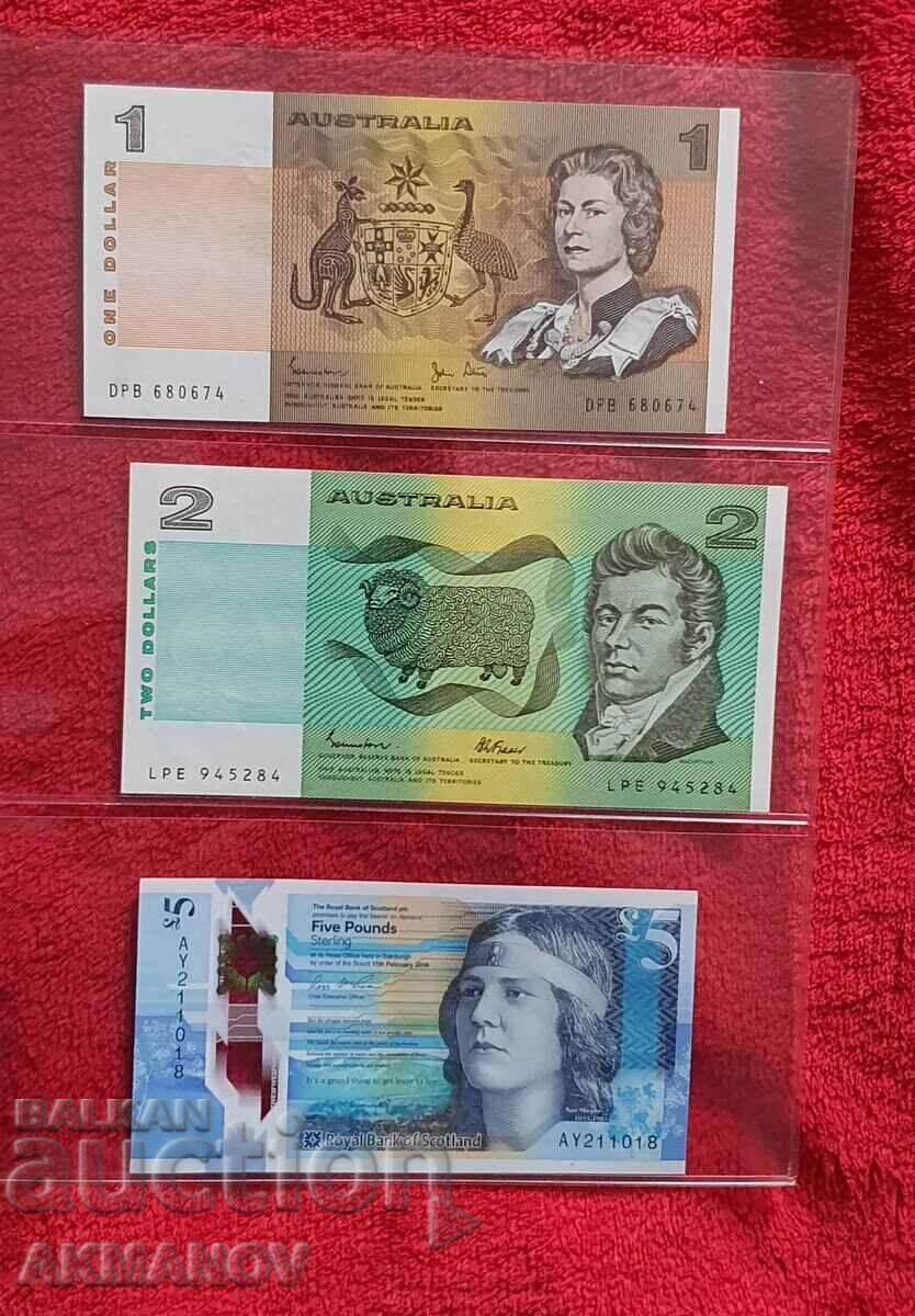 Australia 1+2 dolari 1982/85 UNC MINT
