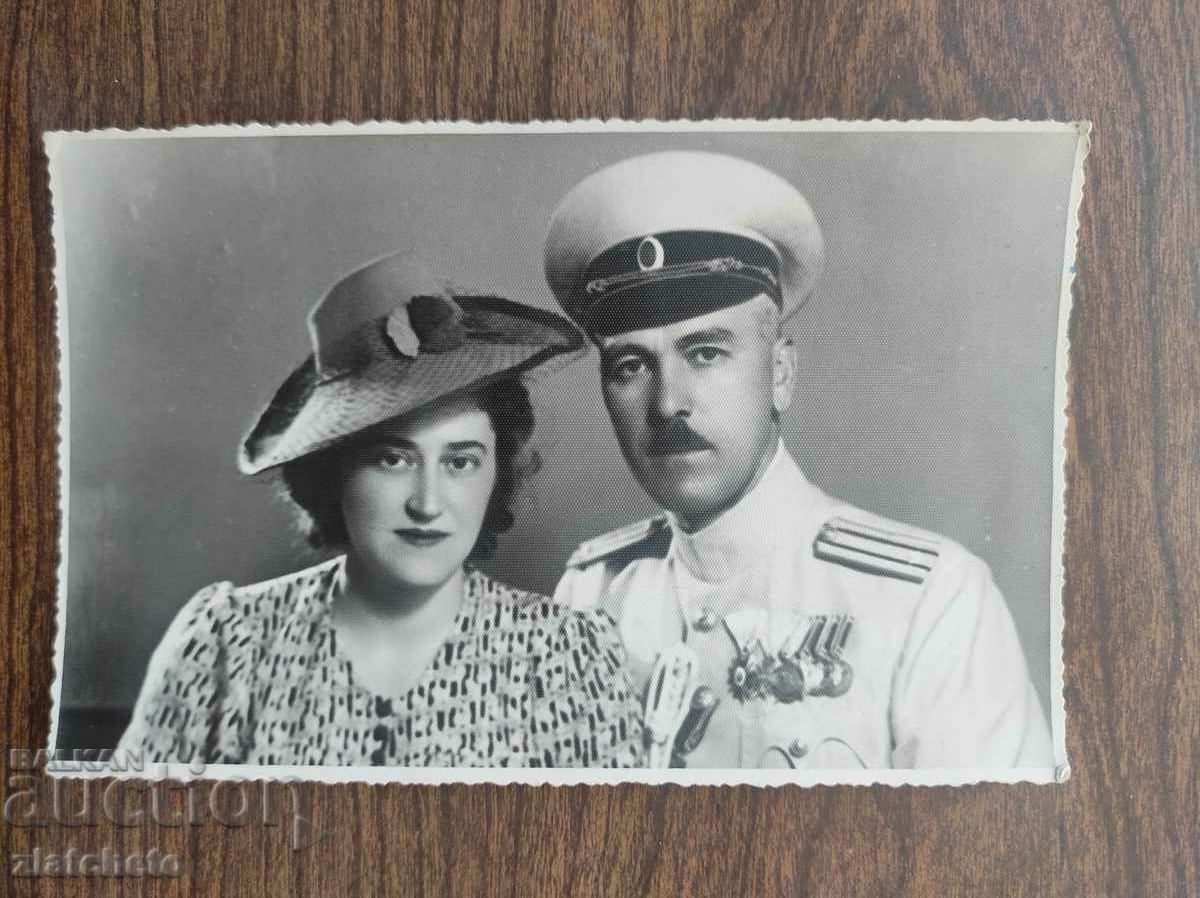 Foto veche Regatul Bulgariei - Militar cu ordine