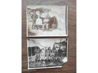 Стара снимка Царство България - Военни ПСВ, две снимки