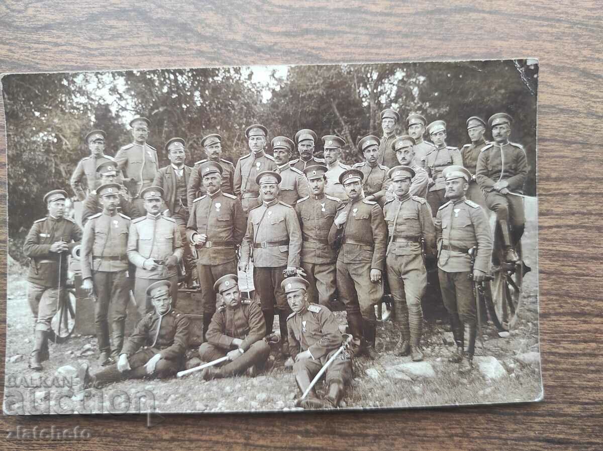 Стара снимка Царство България - Военни ПСВ