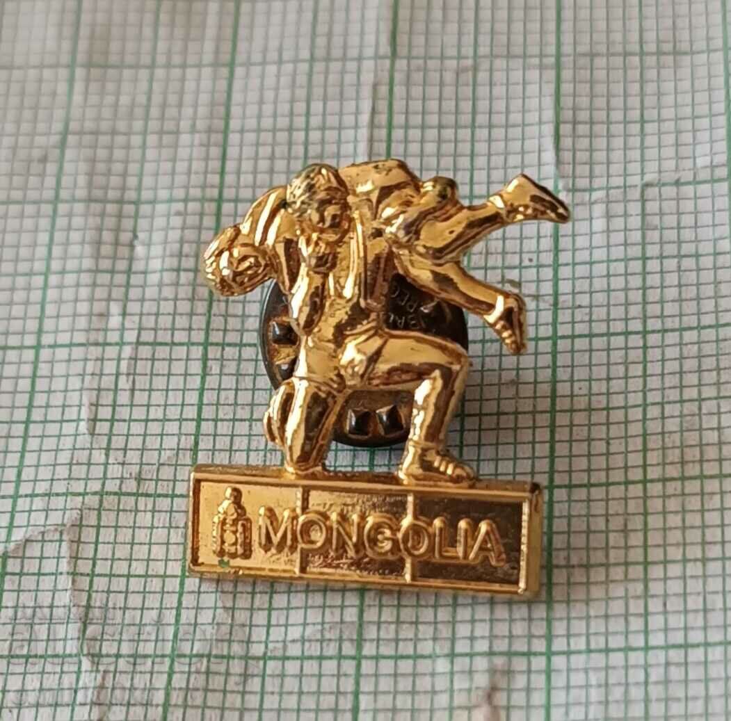Badge - Mongolia Wrestling Federation