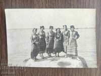 Παλιά φωτογραφία Βασίλειο της Βουλγαρίας - Γυναίκες με λαϊκές φορεσιές Ruse