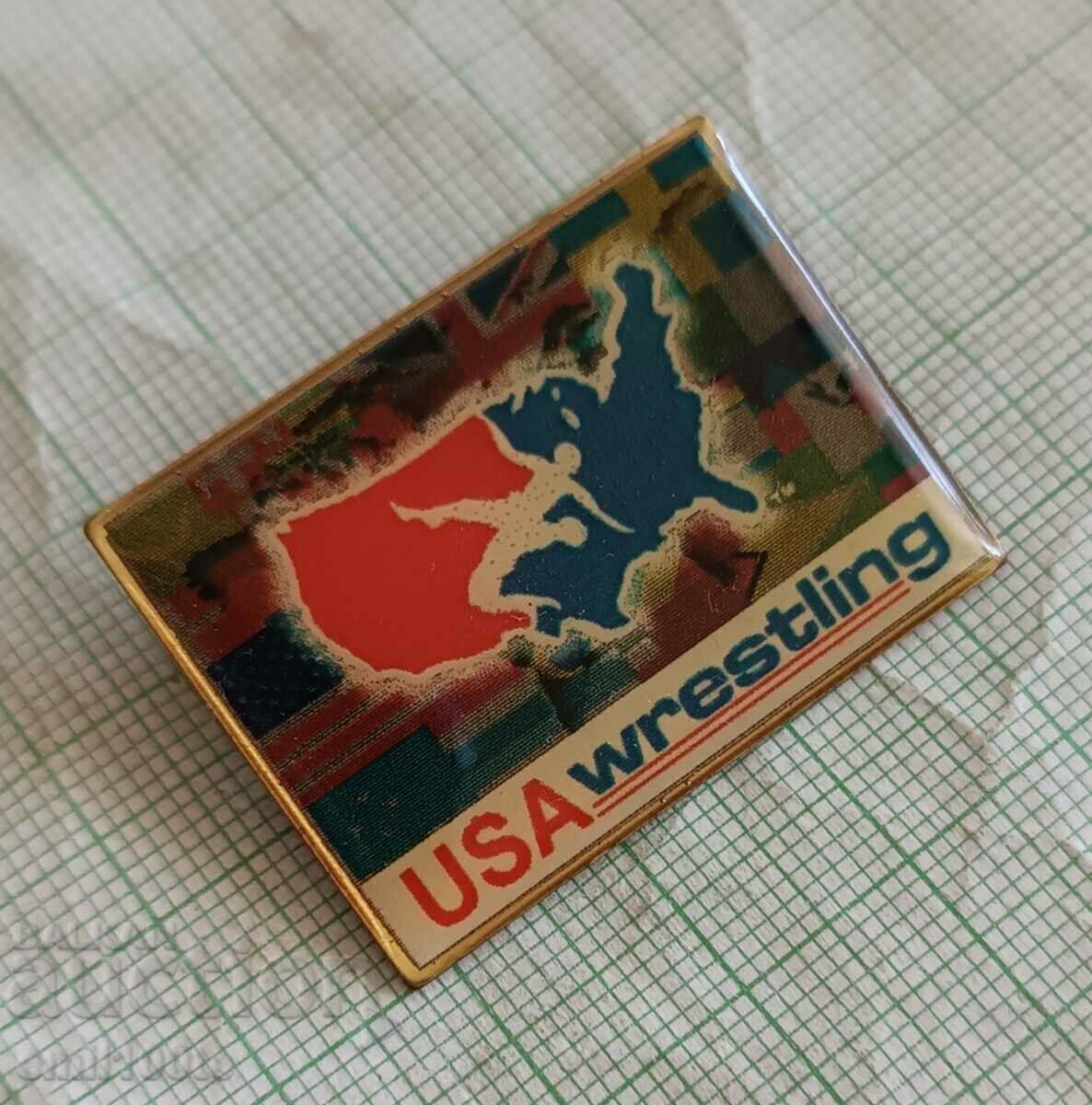 Badge - USA Wrestling Federation made USA with price 9.00 BGN | € 4.60 Badge - USA Wrestling Federation made USA with price 9.00 BGN | € 4.60
