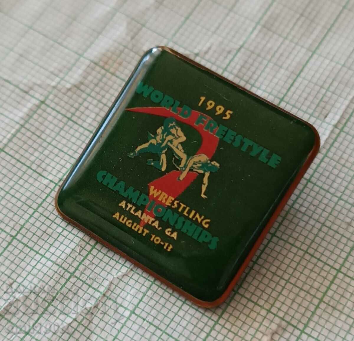 Badge - World Championship Wrestling Atlanta 1995 USA with price 5.00 BGN | € 2.56 Badge - World Championship Wrestling Atlanta 1995 USA with price 5.00 BGN | € 2.56