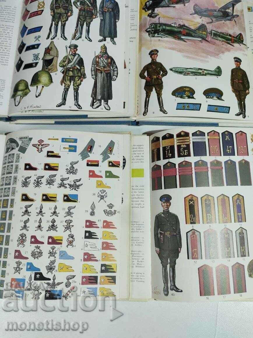 Livrarea 4 buc. cărți ilustrate de referință pentru arme și uniforme ale Forțelor Armate