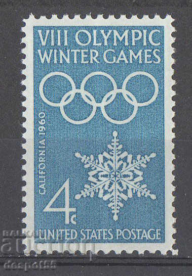 1960. USA. Winter Olympics - Squaw Valley, USA.