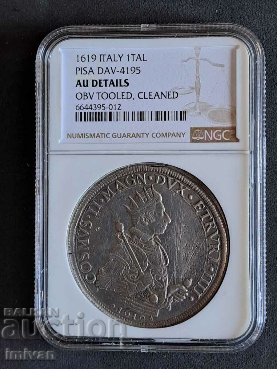 THALER Pisa. Cosimo II de' Medici 1619 THALER Pisa. Cosimo II de' Medici 1619