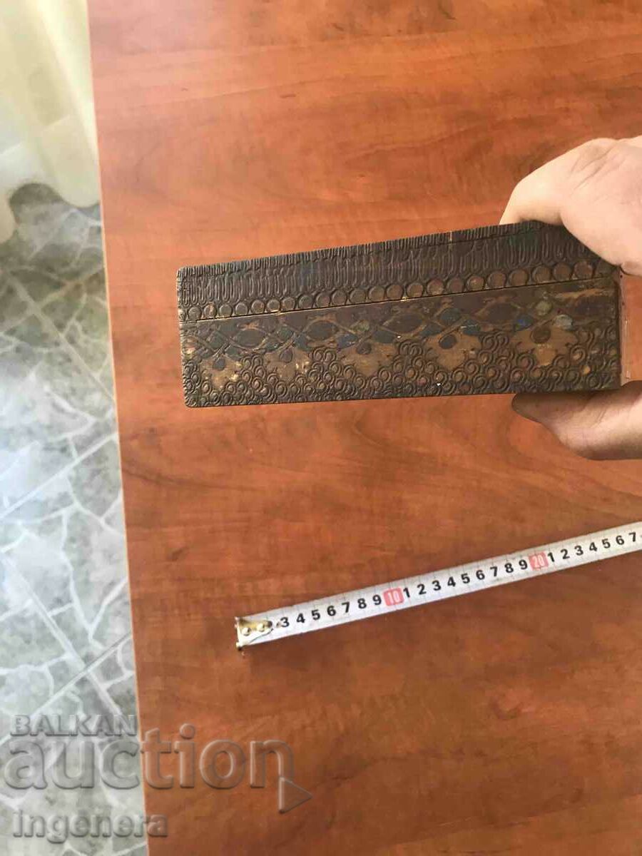 BOX WOOD PYROGRAPH DRAWING ANTIQUE FROM SOCA - 5 BOX WOOD PYROGRAPH DRAWING ANTIQUE FROM SOCA - 5