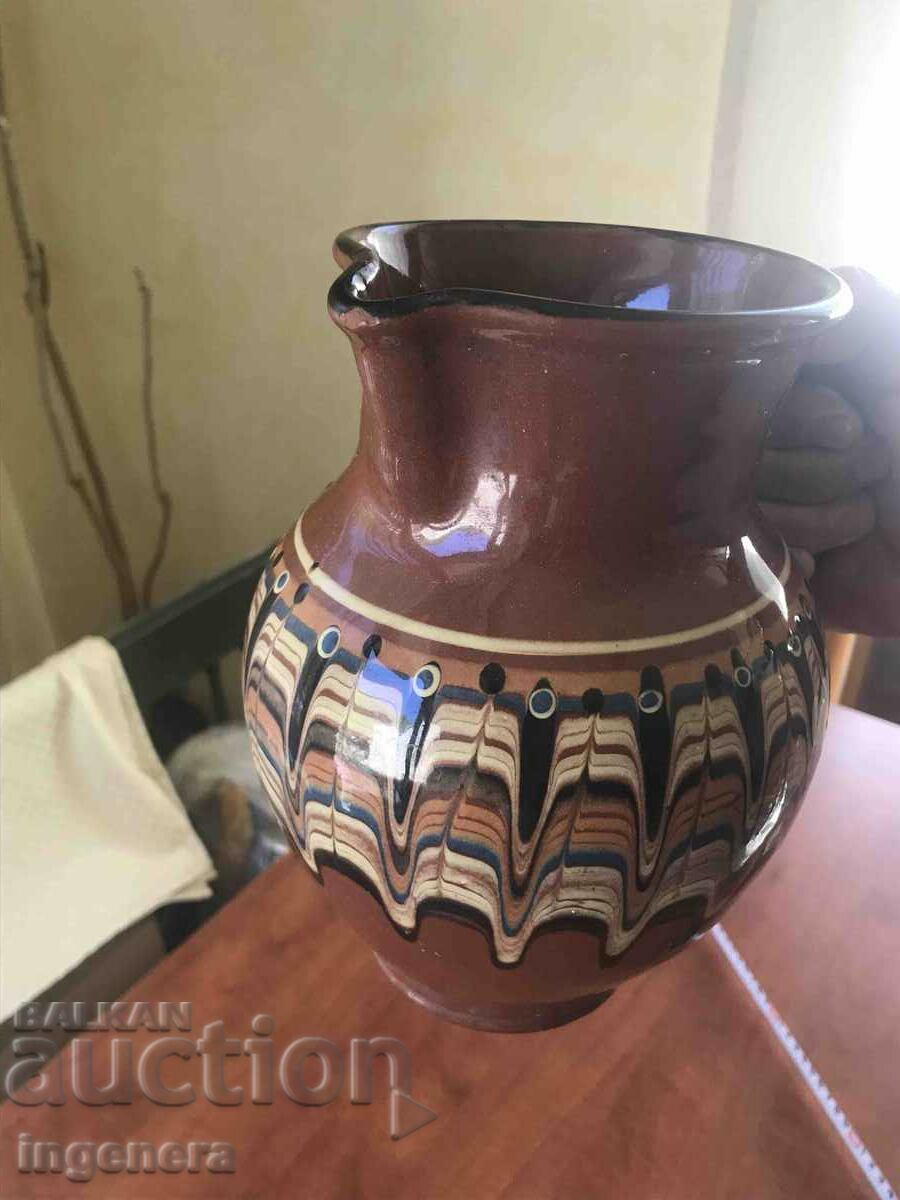 ghiveci din ceramica pictat mare-doi litri troian - 5 ghiveci din ceramica pictat mare-doi litri troian - 5