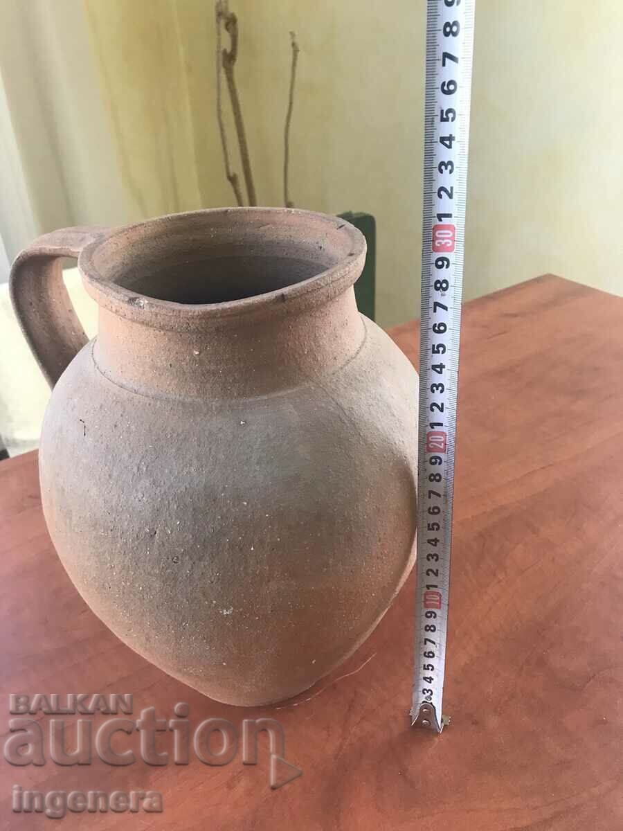 Auction DELVA POTTERY OLD-7 LITERS FOR INTERIOR Auction DELVA POTTERY OLD-7 LITERS FOR INTERIOR