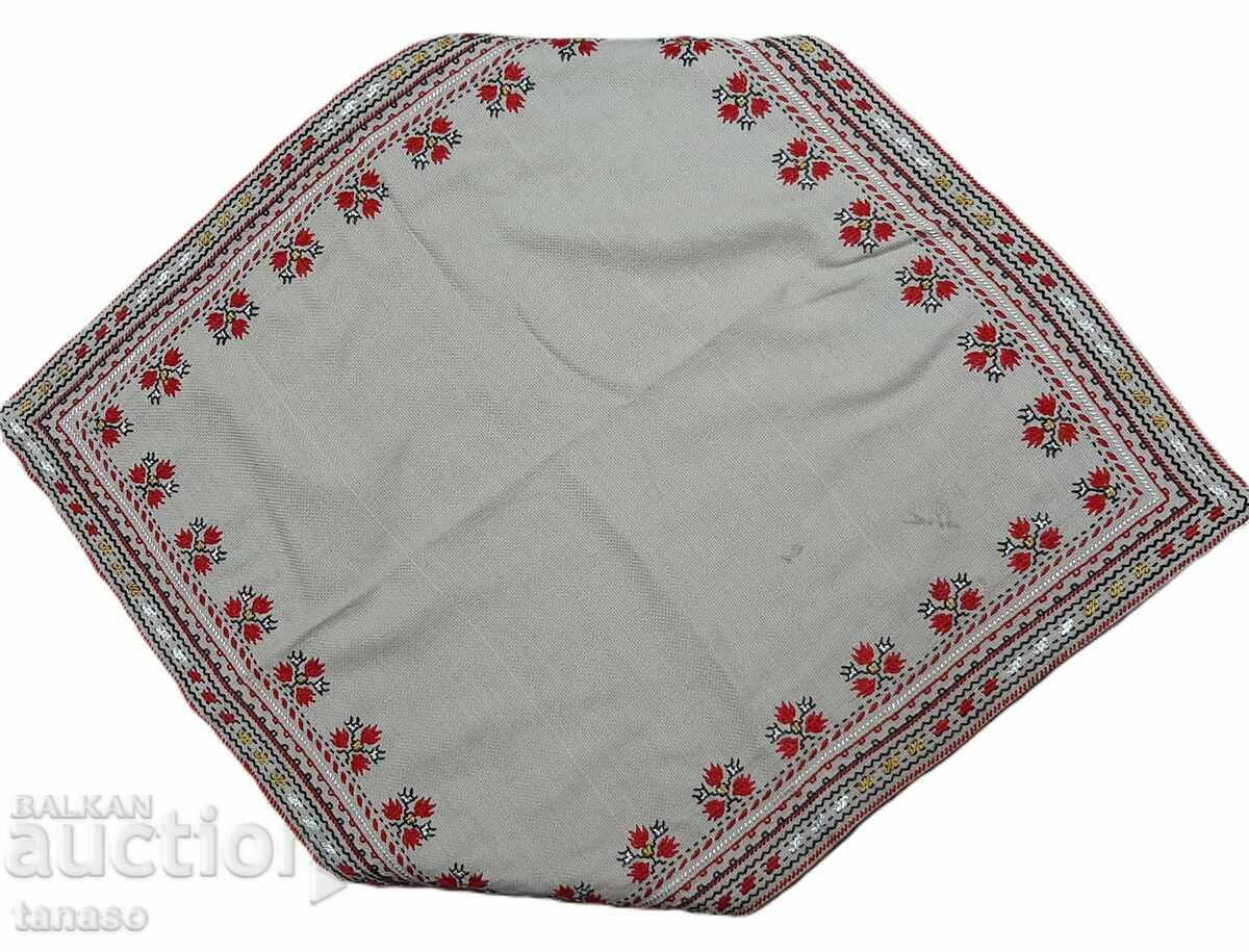 Embroidered tablecloth - square (17.4)