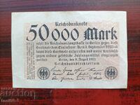 Germany 50,000 marks 09.08.1923 - see description