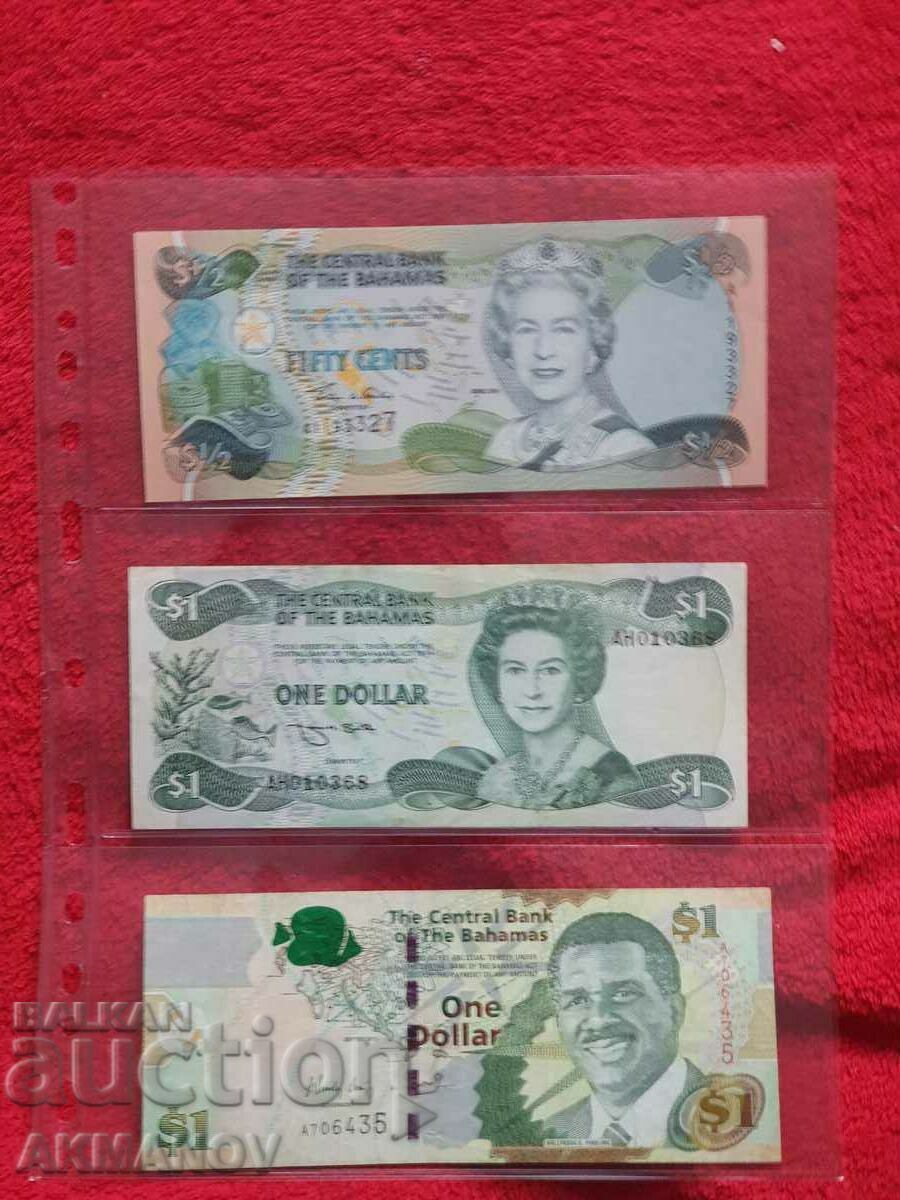 Bahamas-1/2$-2001-UNC-mint