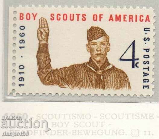 1960. USA. Boy Scouts.