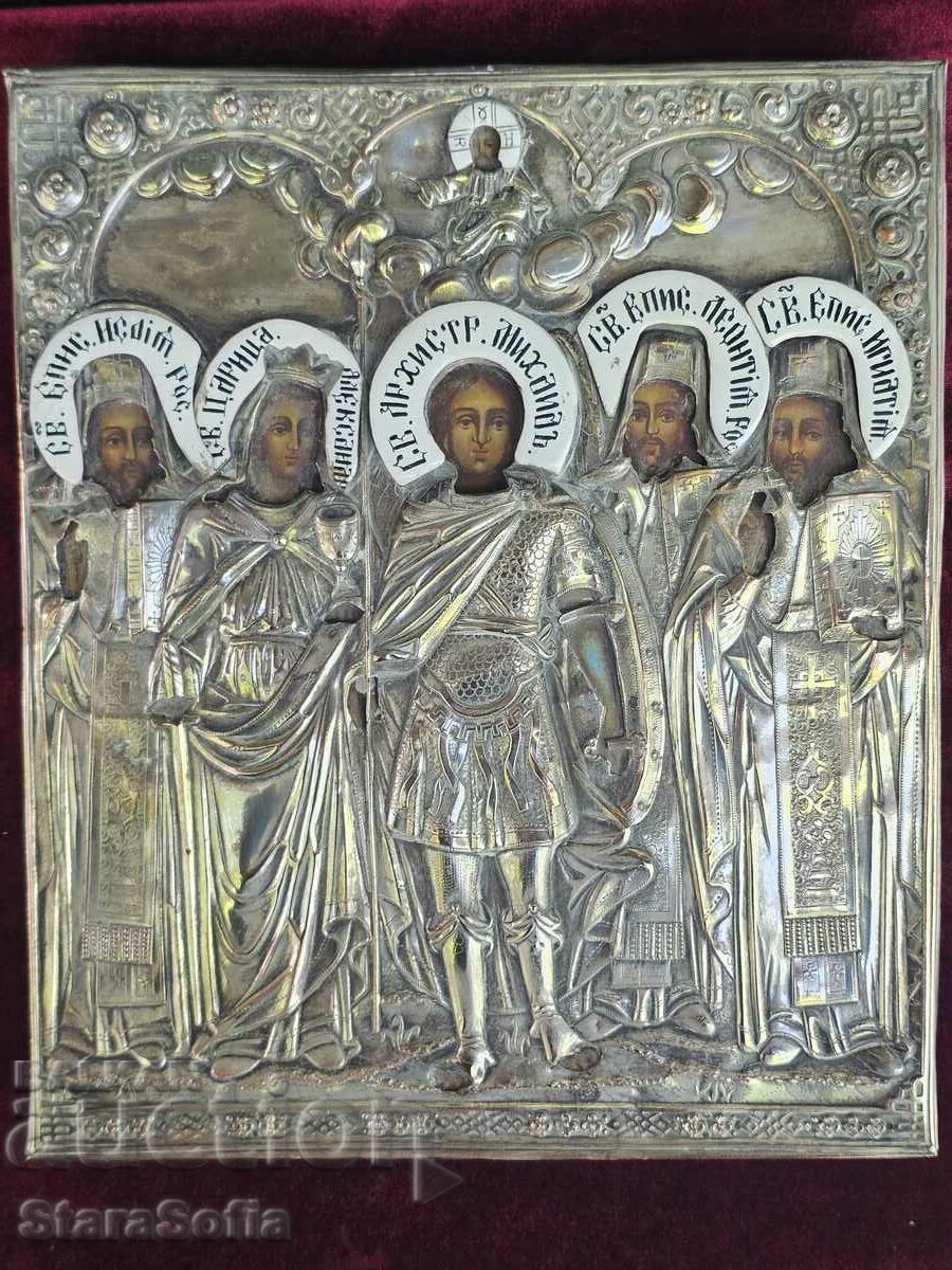 RUSSIAN IMPERIAL ICON 19th century.