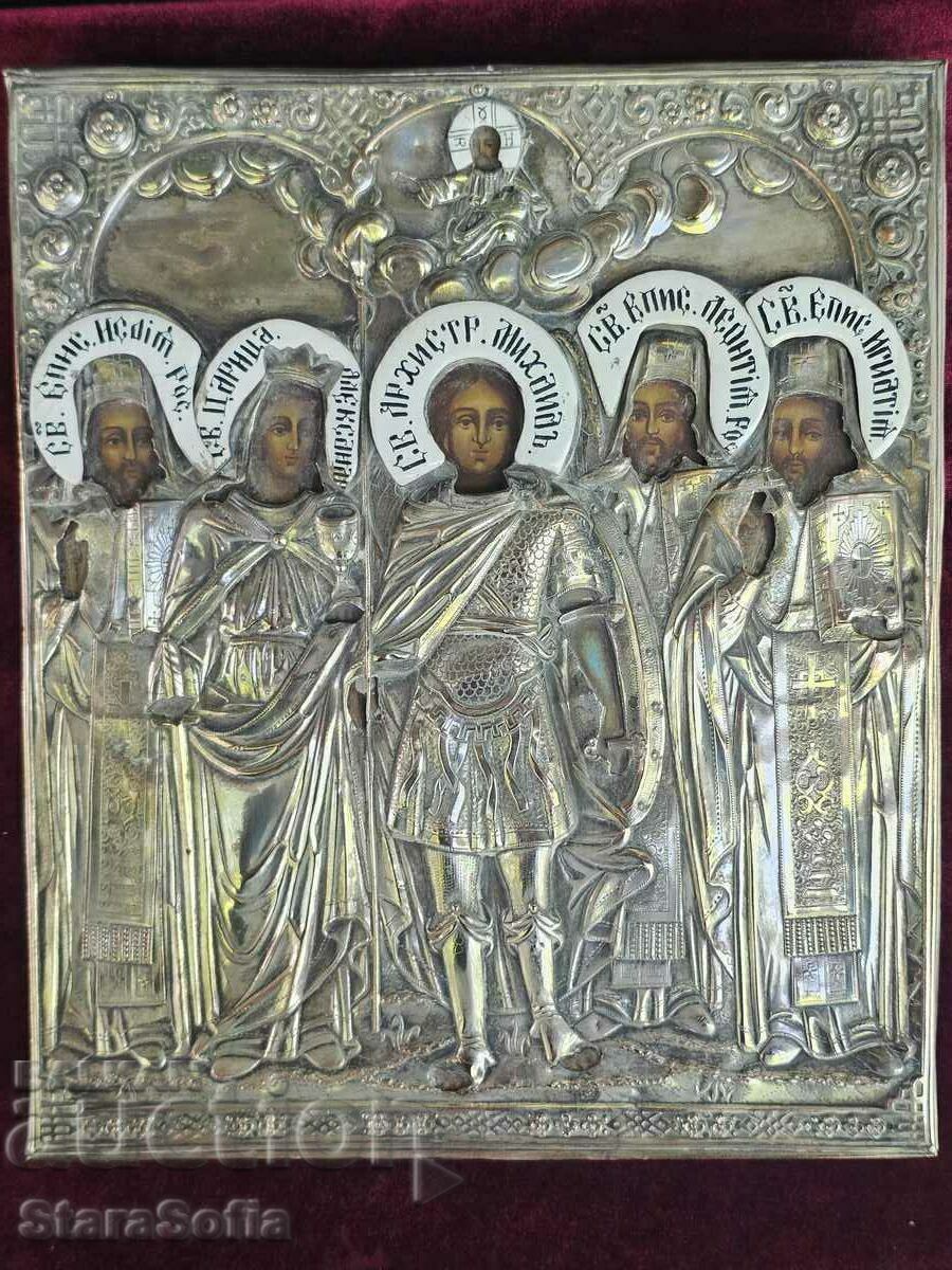 RUSSIAN IMPERIAL ICON 19th century. RUSSIAN IMPERIAL ICON 19th century.