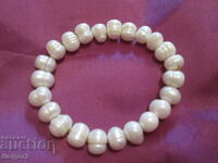Women's bracelet natural pearls