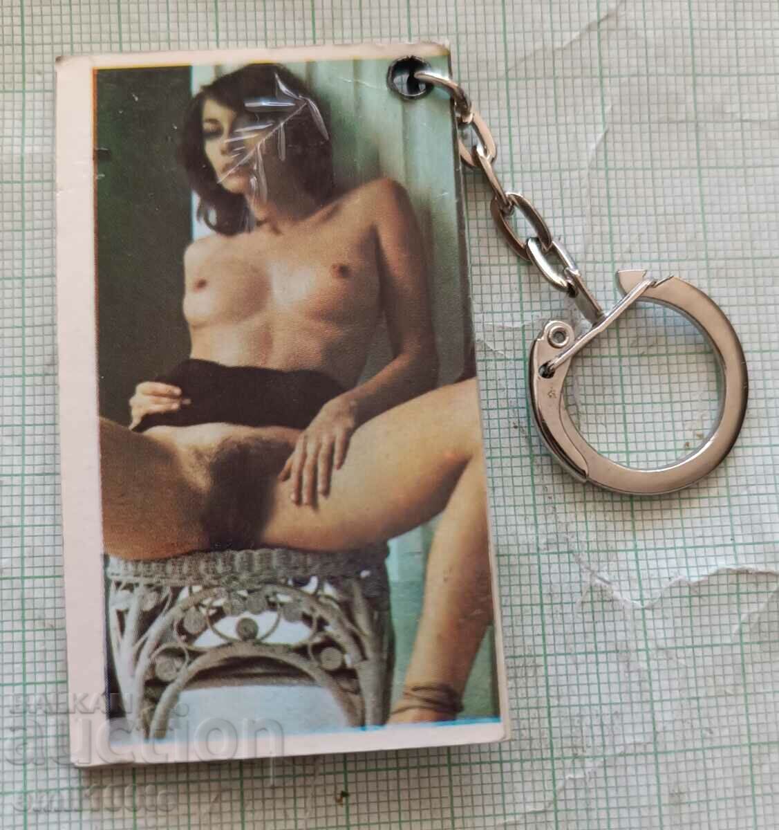 Keychain Erotic Nude Babes From The 70s; The 80s