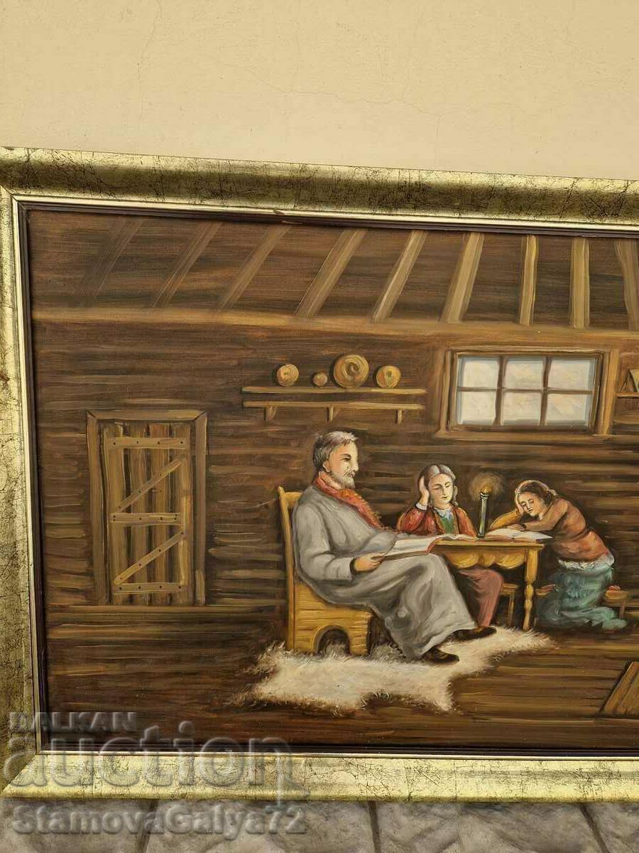 Auction A great large antique oil painting Auction A great large antique oil painting