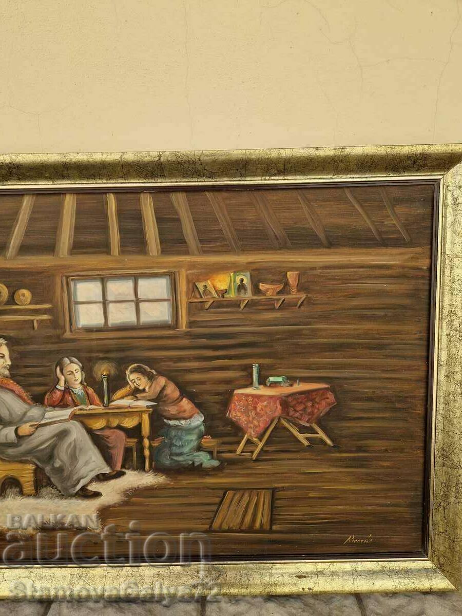 Delivery of A great large antique oil painting Delivery of A great large antique oil painting