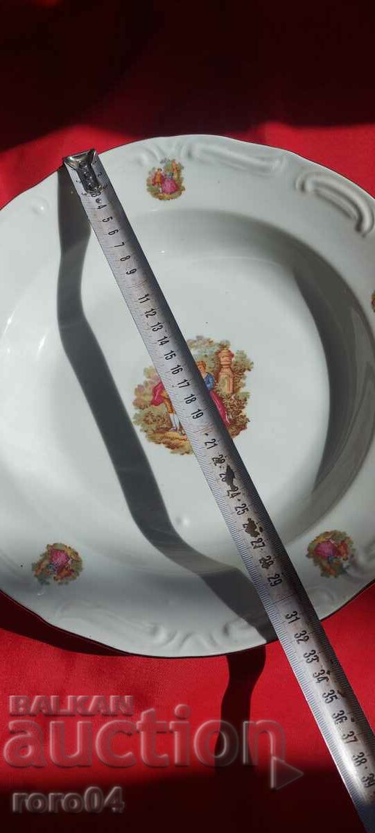 BEAUTIFUL LARGE PORCELAIN PLATE - PLATO with price 90.00 BGN | € 46.02 BEAUTIFUL LARGE PORCELAIN PLATE - PLATO with price 90.00 BGN | € 46.02