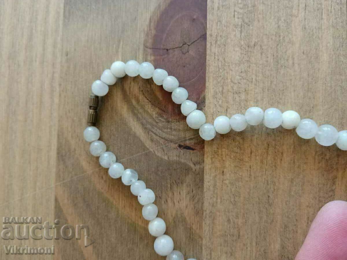 Δημοπρασία Παλιό vintage κολιέ χαλαζία, σοβιετικό μπρούτζο