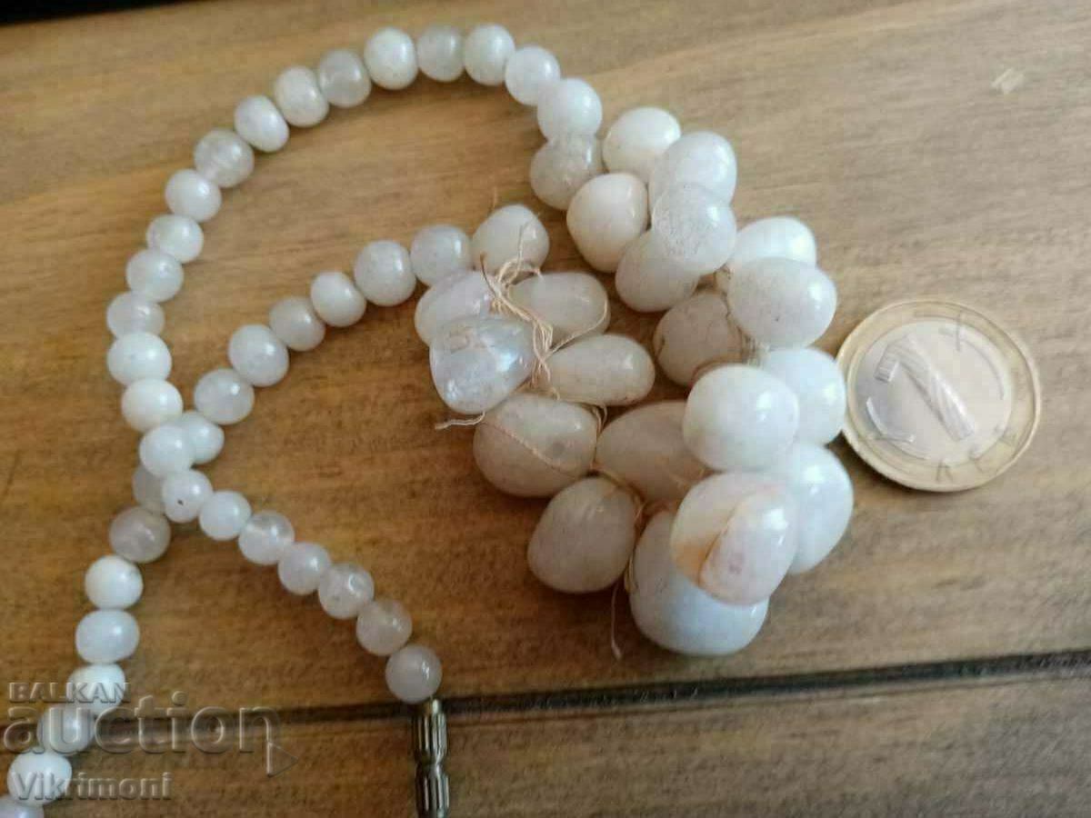 Colier vechi de cuarț de epocă, bronz sovietic Colier vechi de cuarț de epocă, bronz sovietic