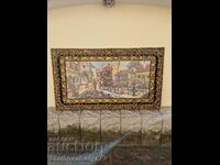 Huge antique collectible tapestry