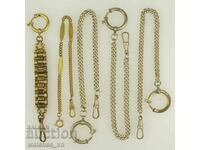 Lot 5 pcs. Custecs for silver / gold pocket watch Custec